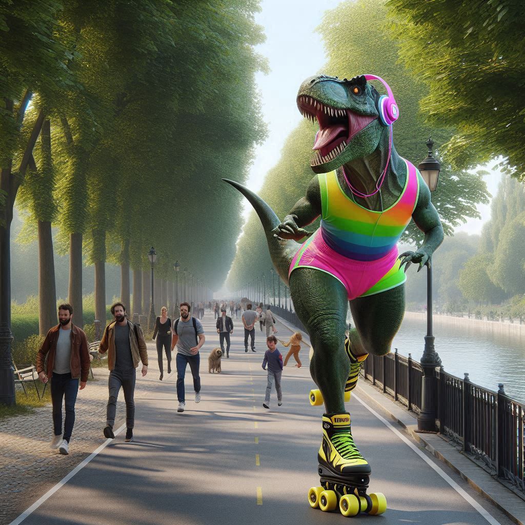 90s American Dino Skatin'