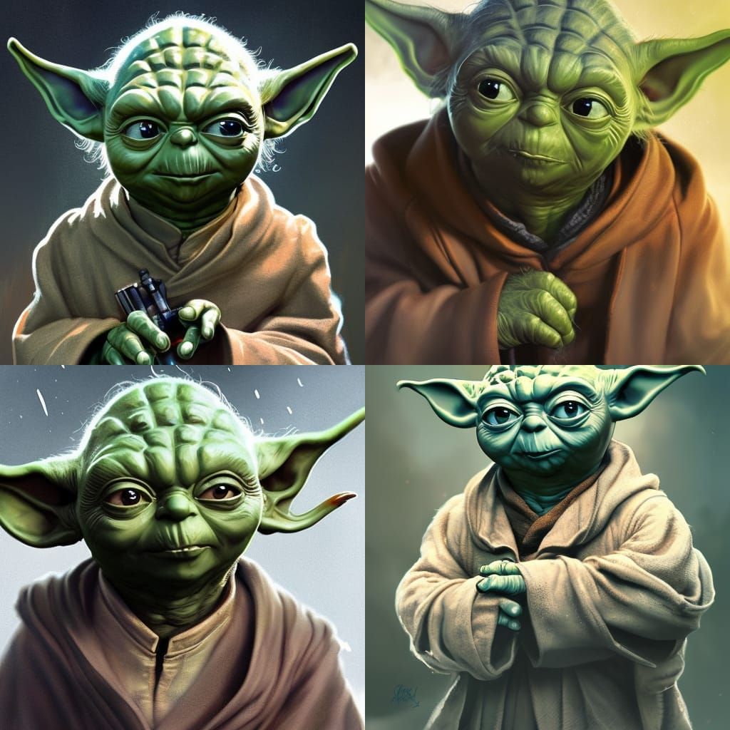 Yoda + Mr. Bean.