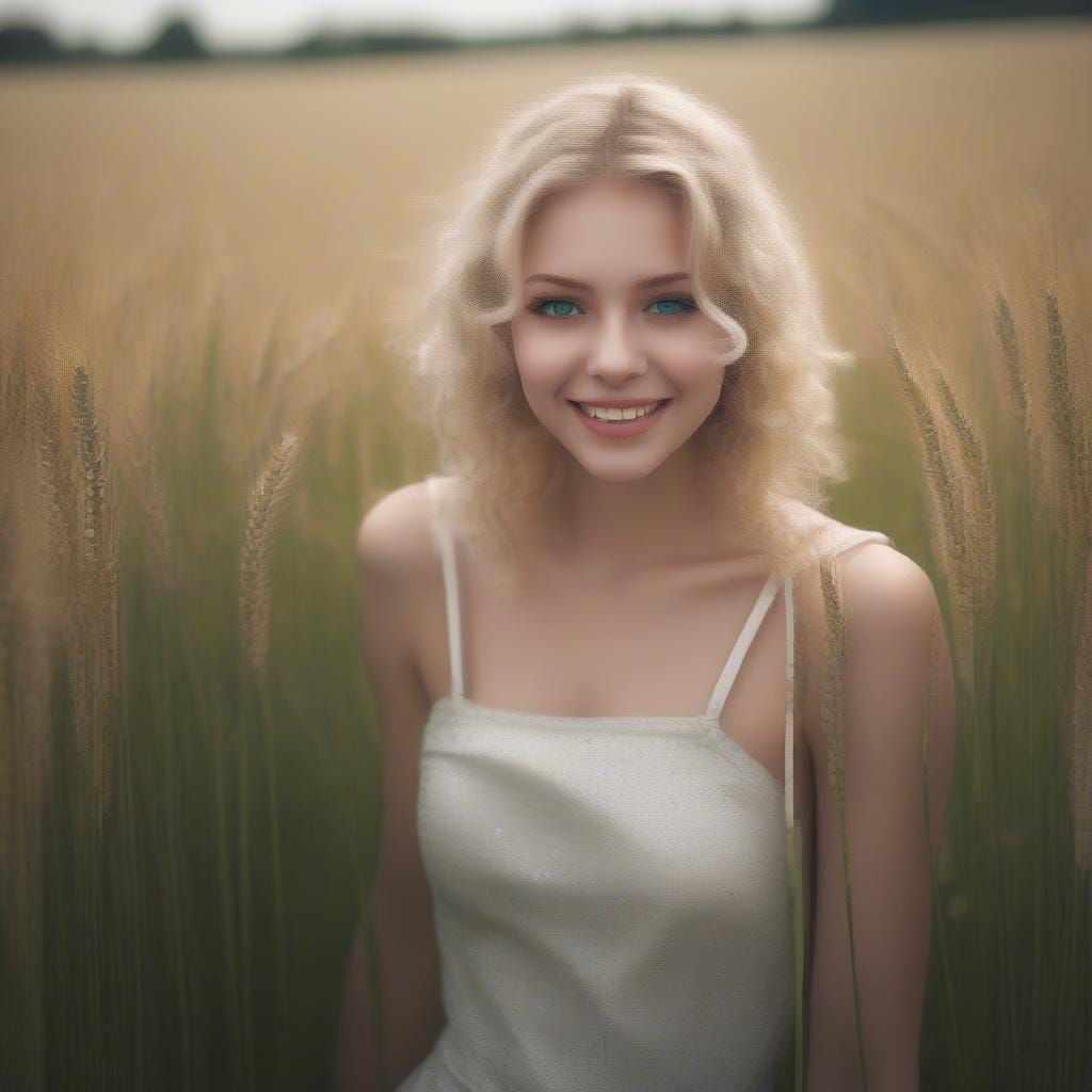 Simple Portraits: Golden Fields, Radiant Smiles