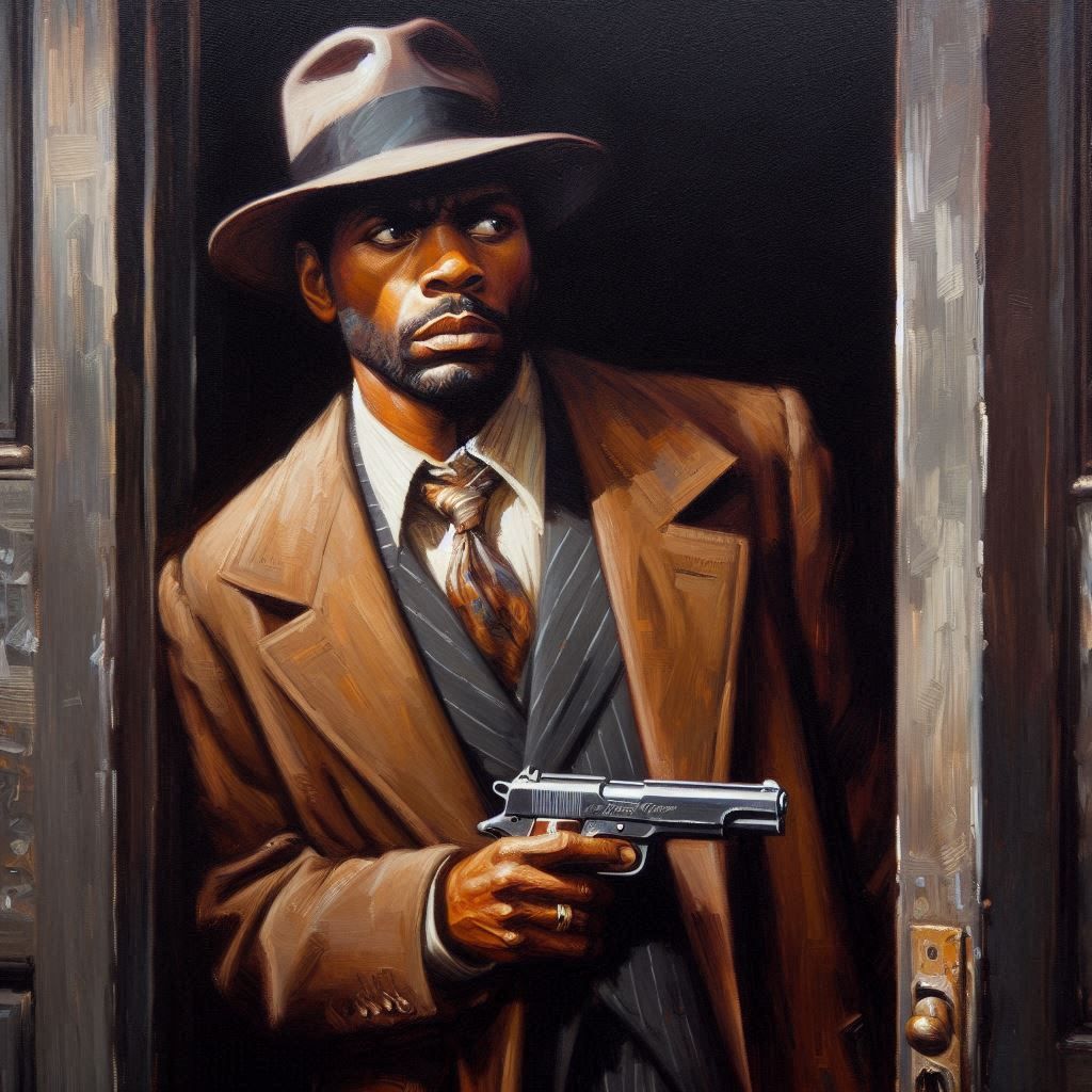 Noir "In a Dark Doorway"