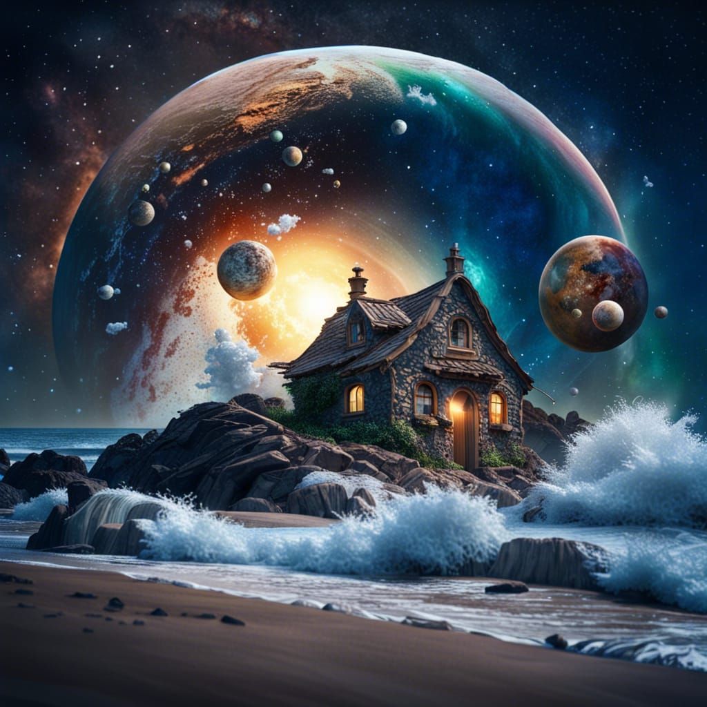 Edge of the Universe  by @mathy_art_girl_305