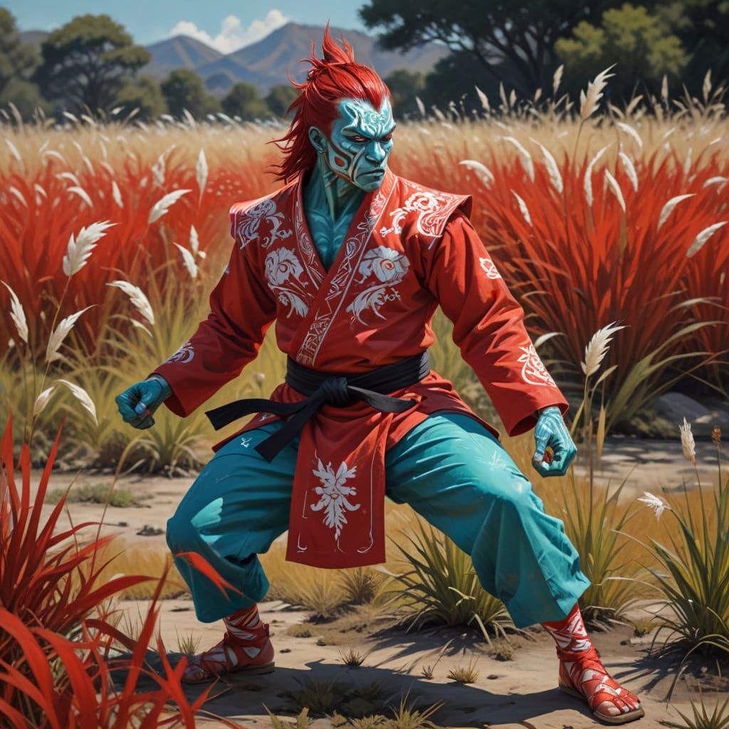 Gur-Hauk Martial Artist  by @Kazzok