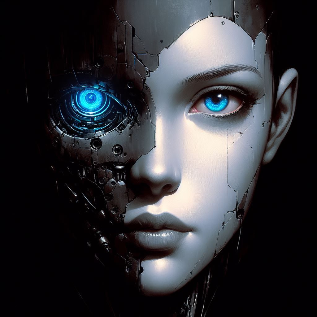 Cyborg portrait series