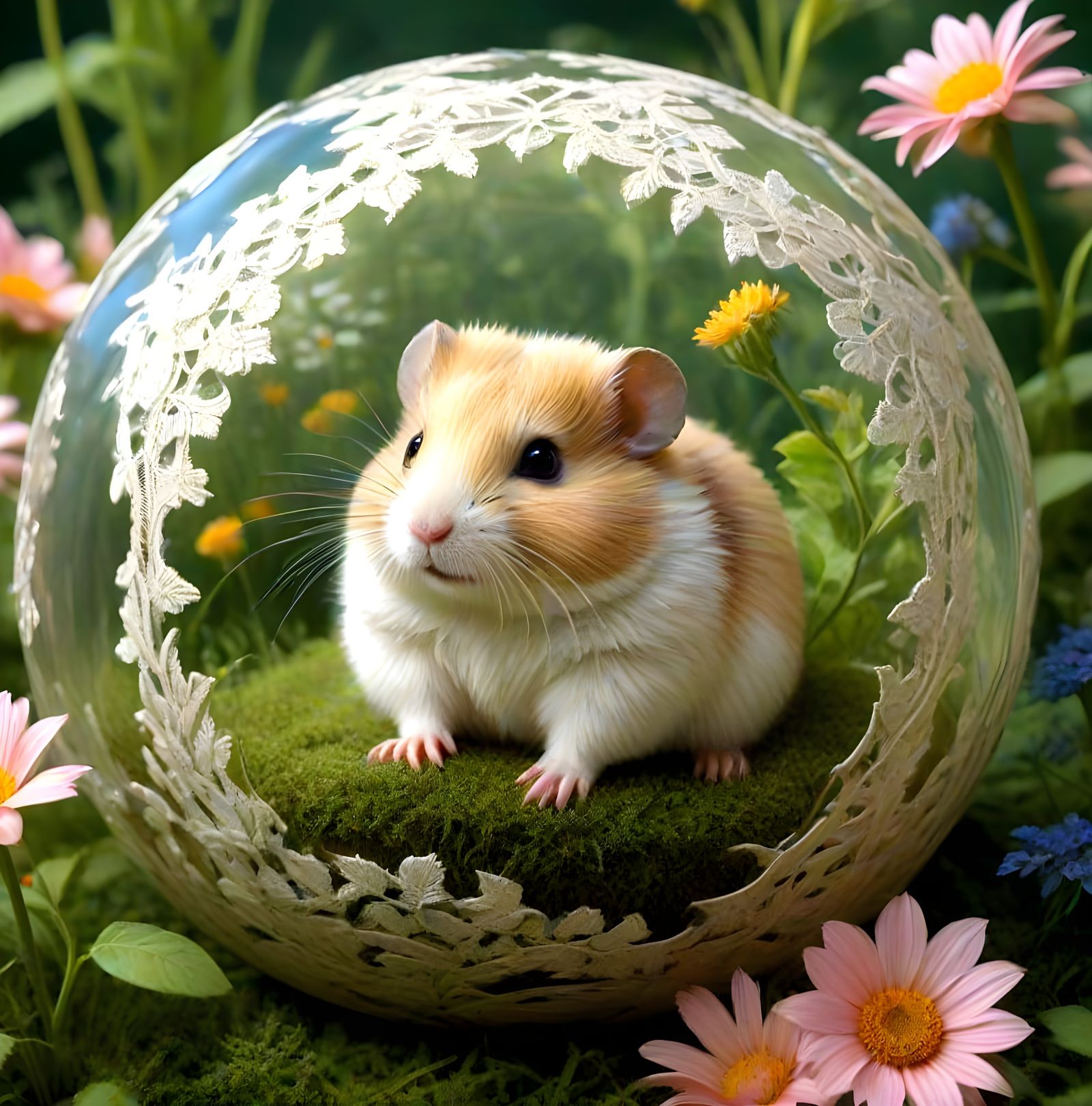 Happy hamster makes me happy  by @Gary Murakami