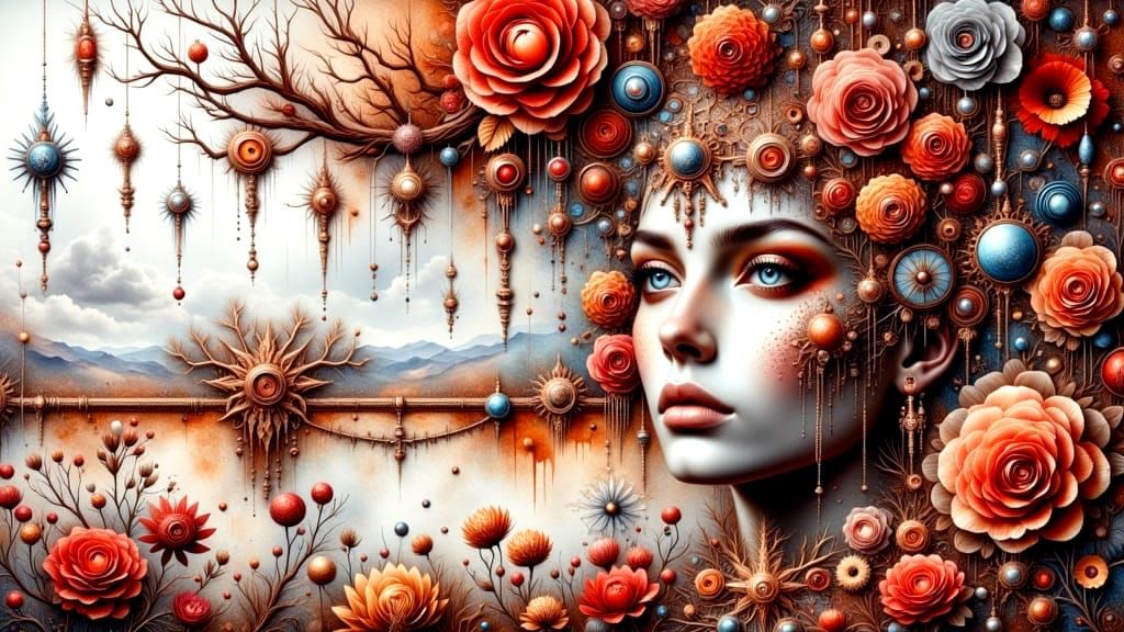 Floral Portrait II  by @michaeldrew