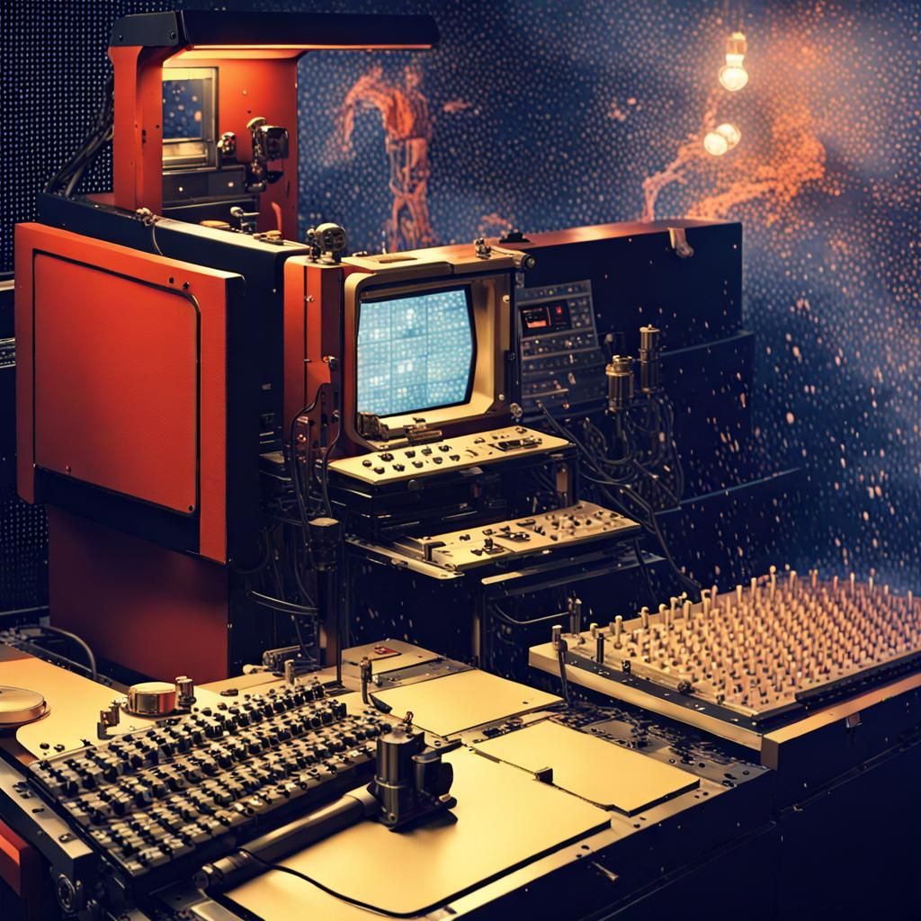 Disturbing Decay: A Paranoid Dot Matrix Art Print