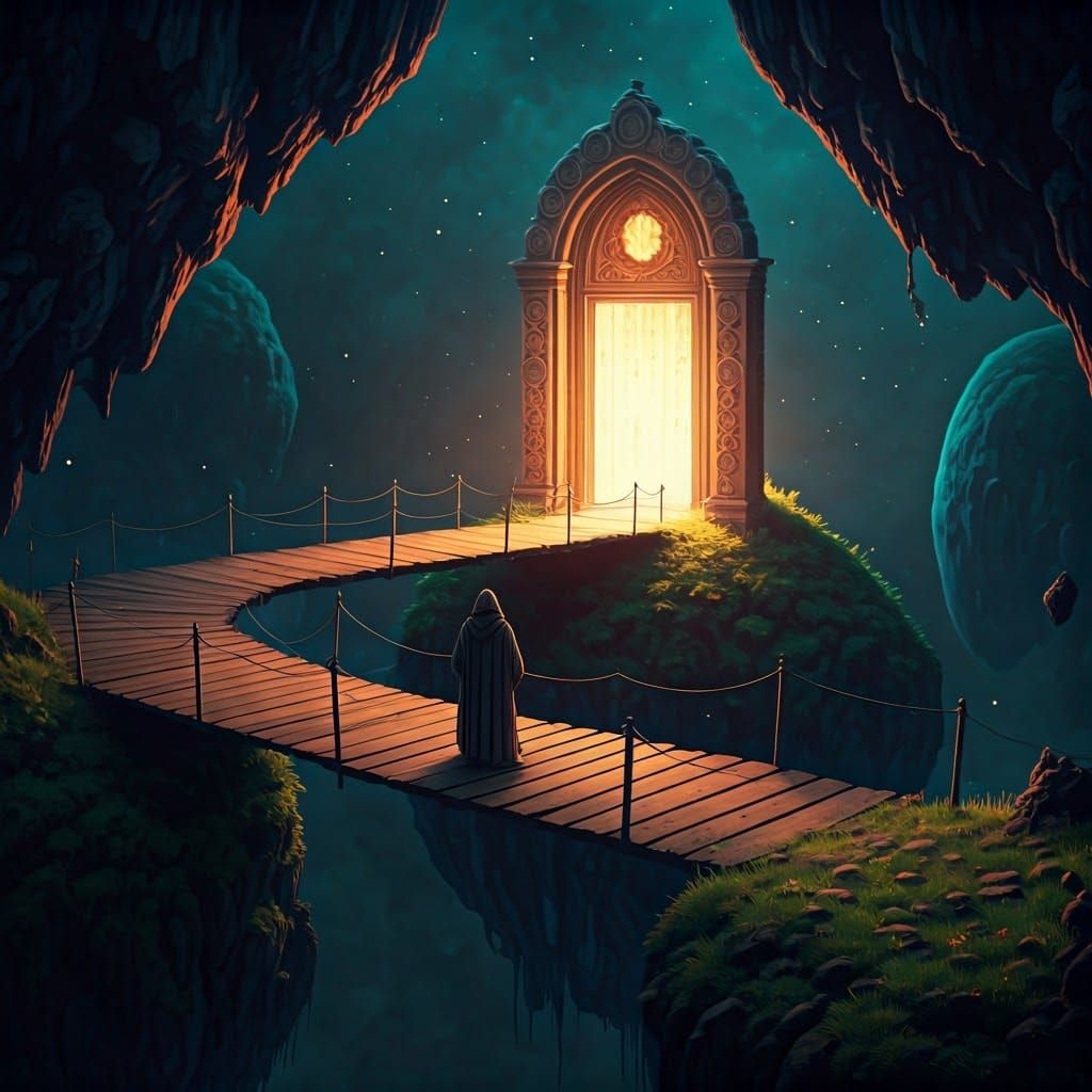 Ethereal Bridge to Enchanted Realm
