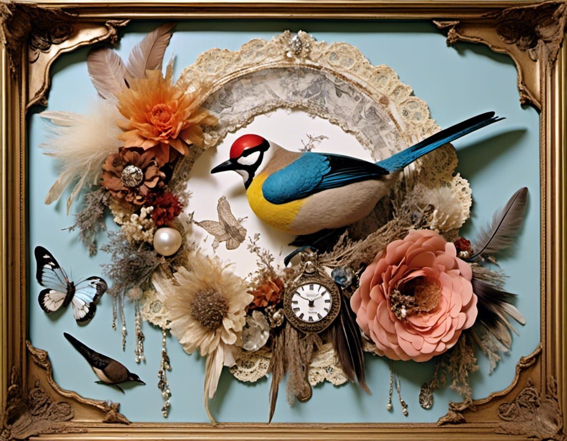 bird collage