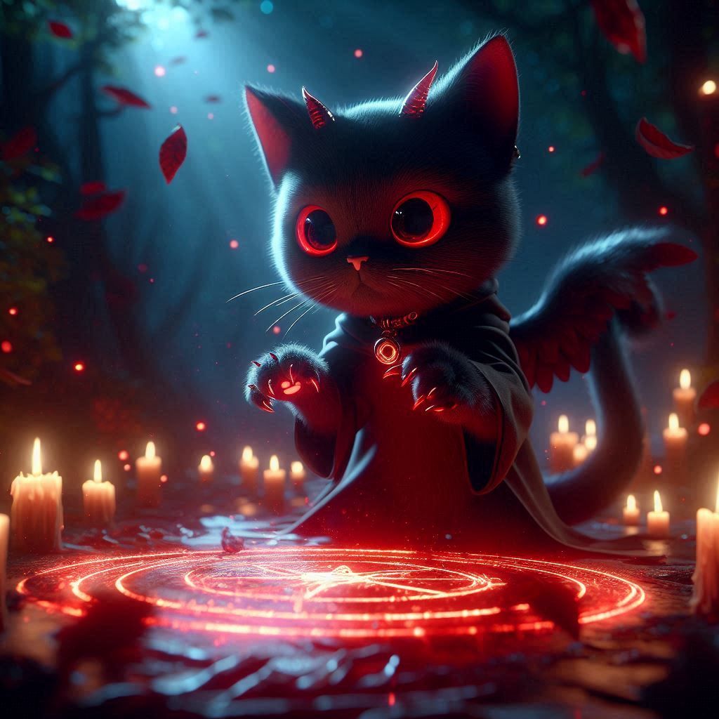 Cat summoning demons 2