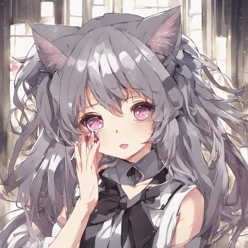 Anime cat girl - AI Generated Artwork - NightCafe Creator