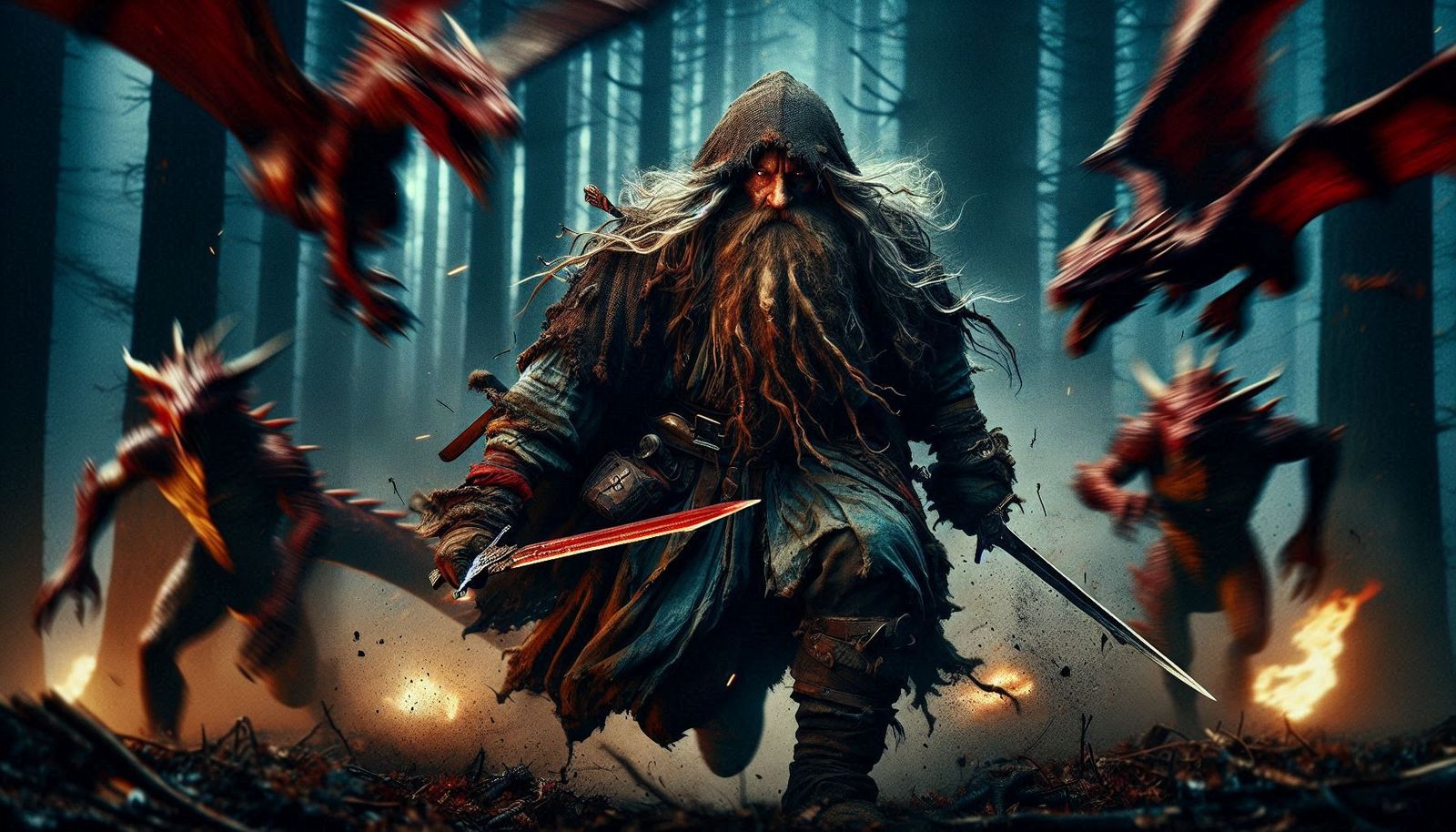 With a little help from his friends