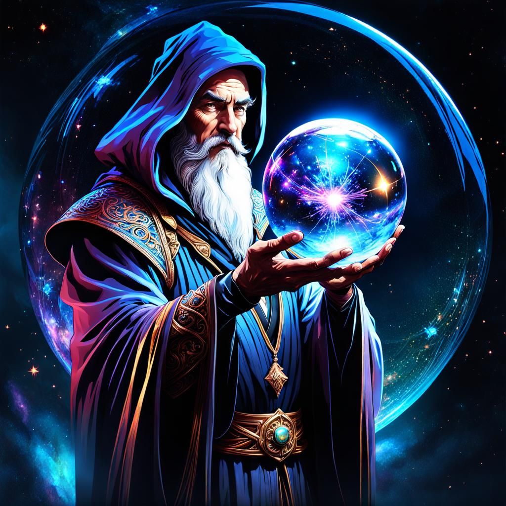 Galactic Sorcerer - AI Generated Artwork - NightCafe Creator