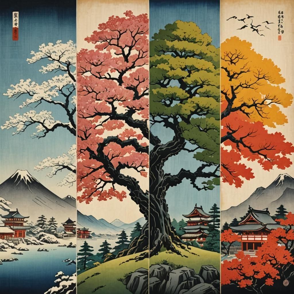 Four Seasons   by @Frond_Dishlock