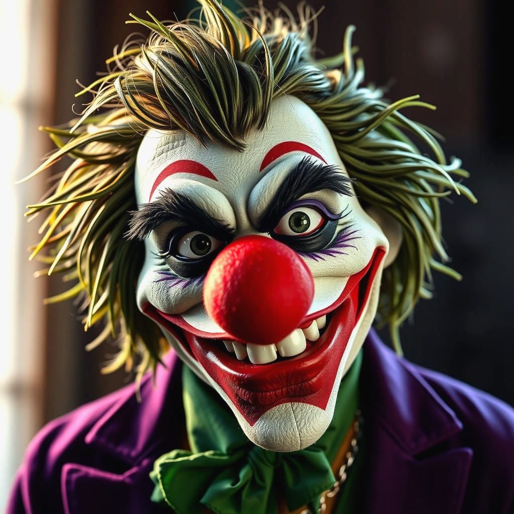 The Dark Knight's Joker as a Muppet