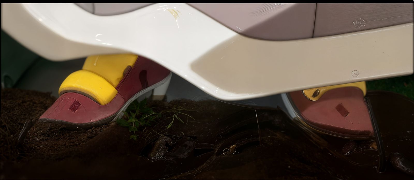 Vanilla the Rabbit's Muddy Shoes