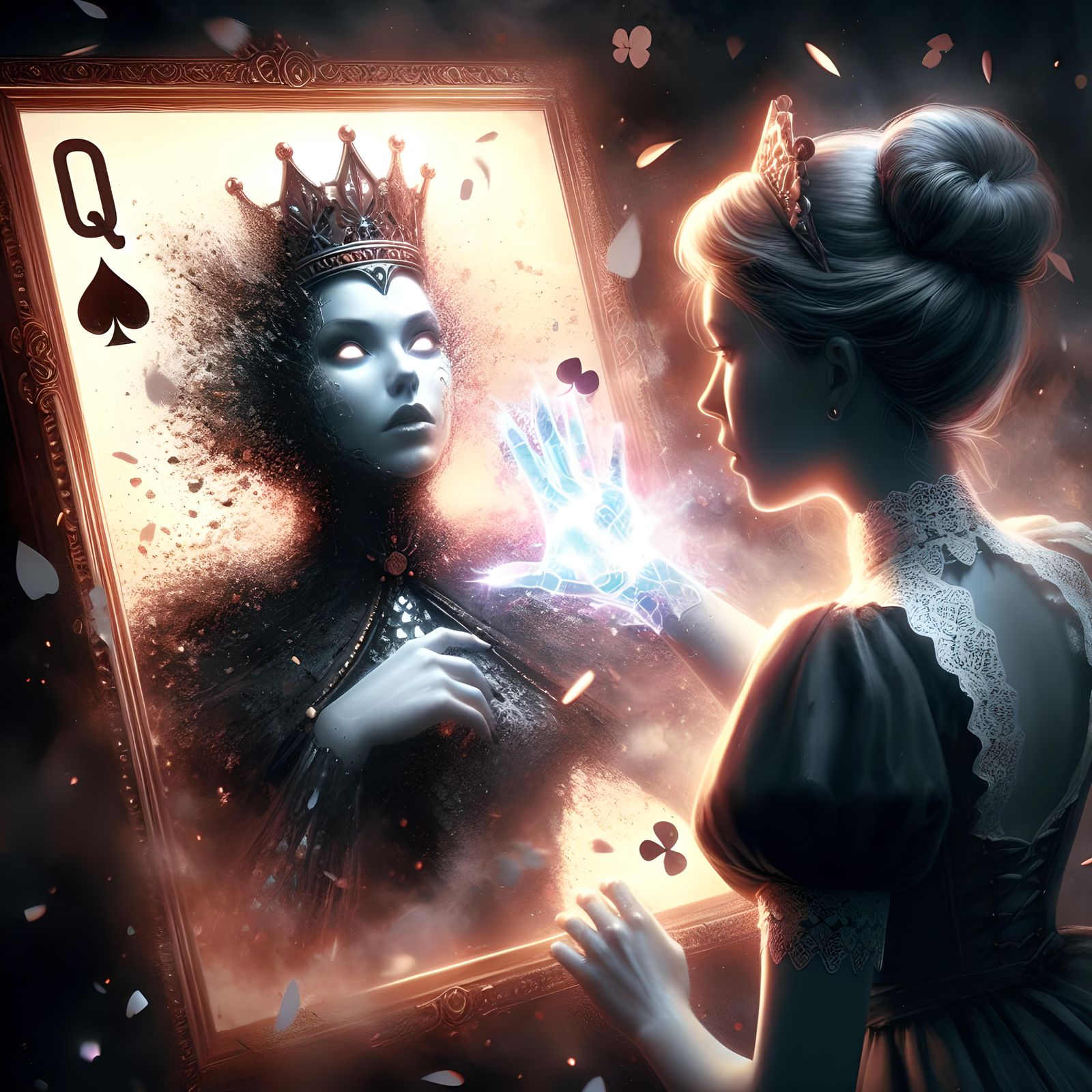 Queen of Spades - AI Generated Artwork - NightCafe Creator