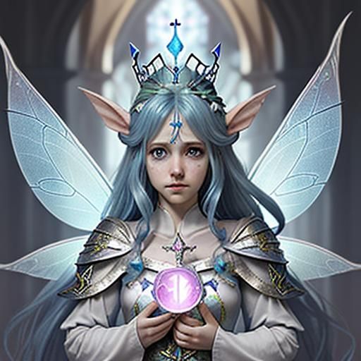 Fairy queen, cleric of zeal - AI Generated Artwork - NightCafe Creator