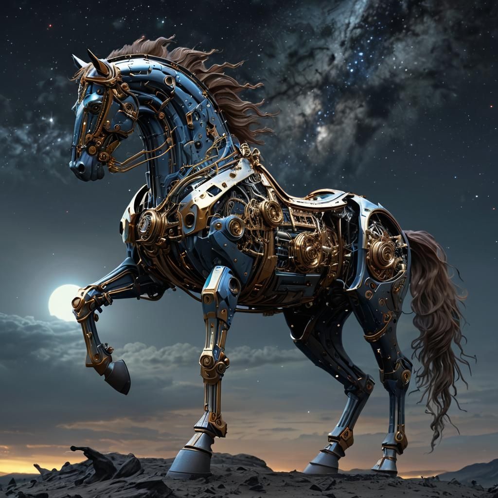 Mecha Horse  by @Neil