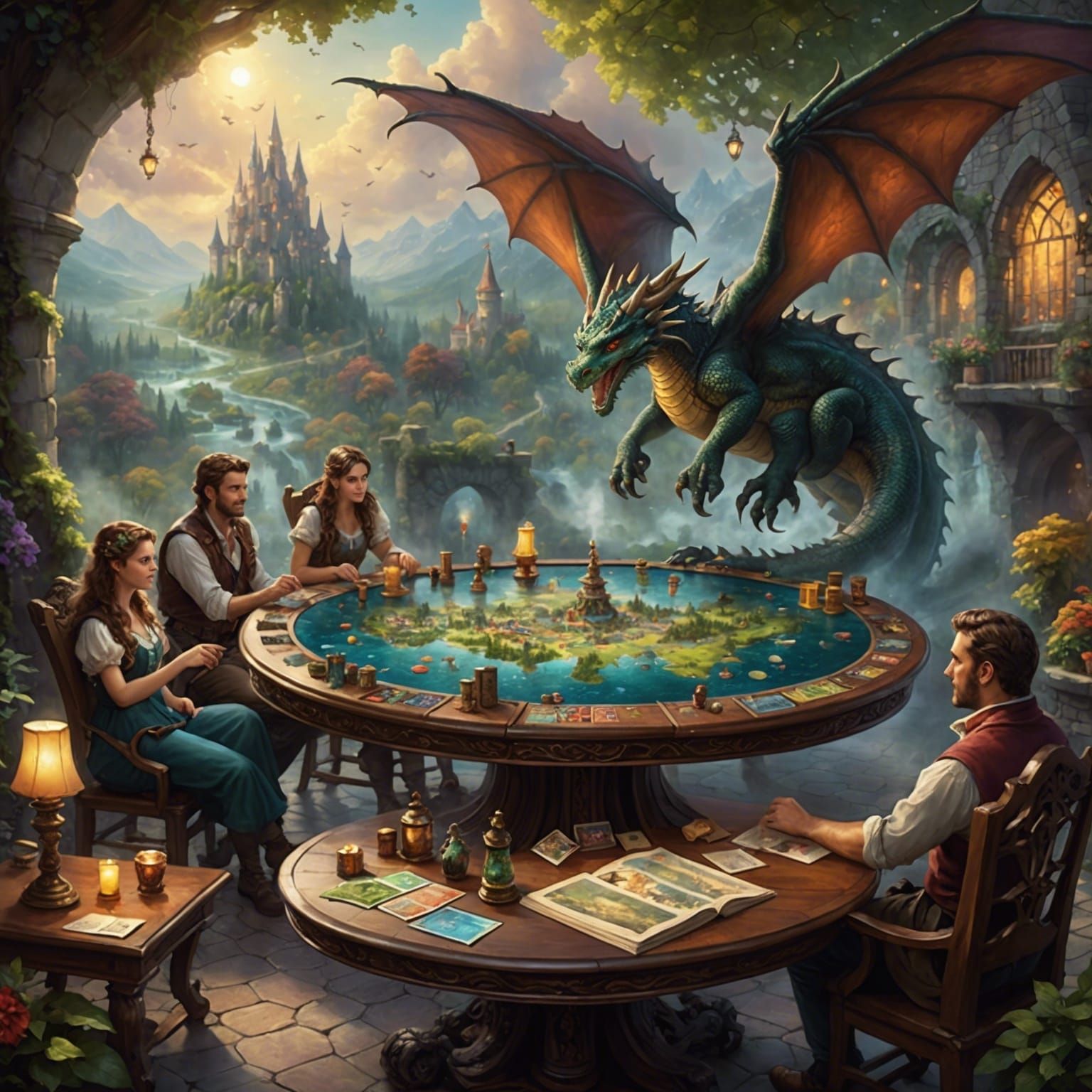 The game begins  by @Galina Bolshakova