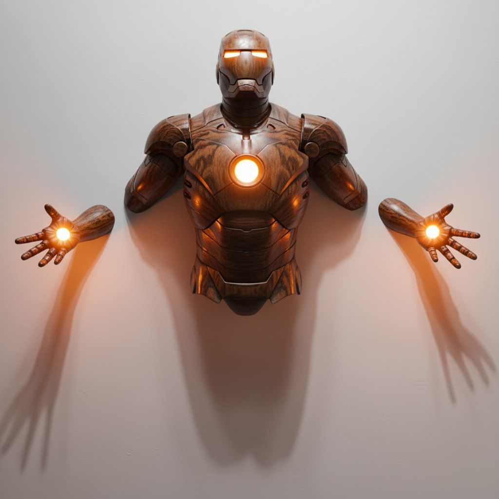 Iron man woolen decore