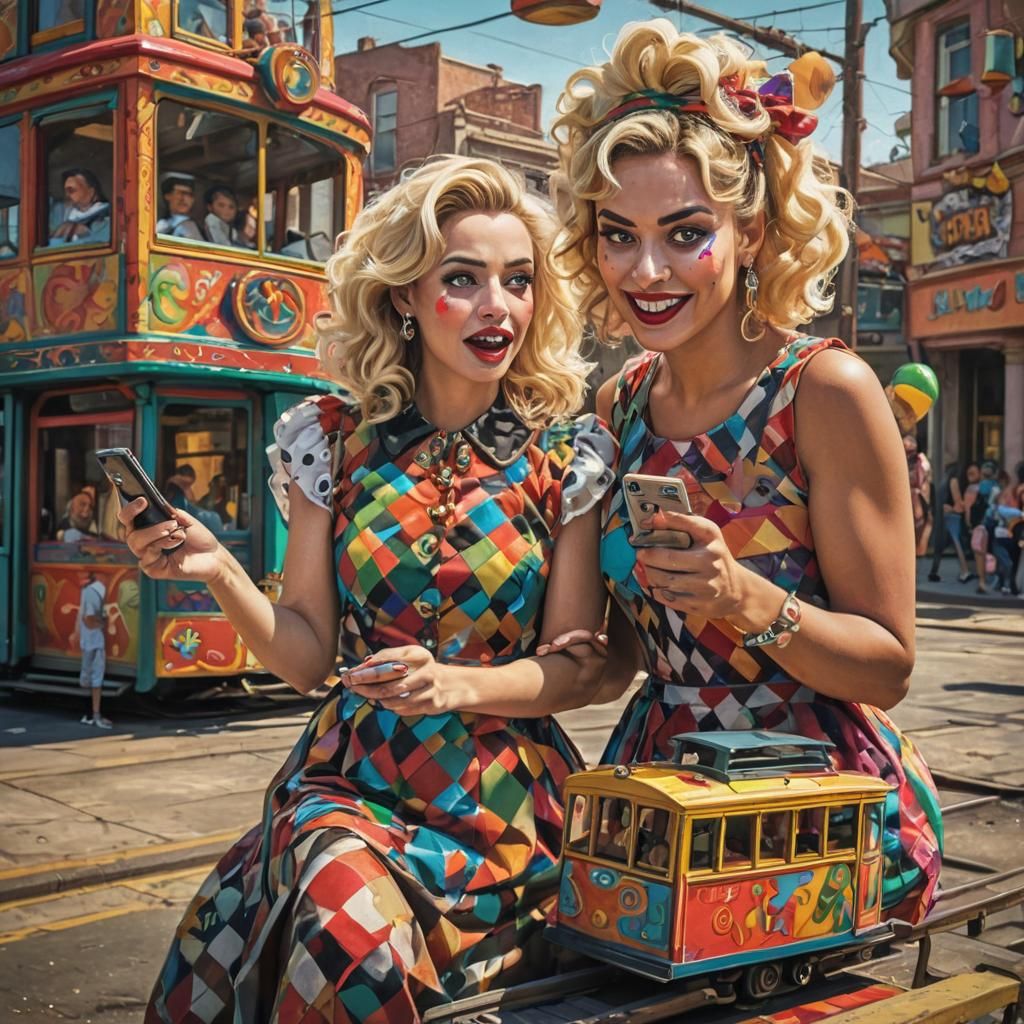Circus Girls  by @Addan