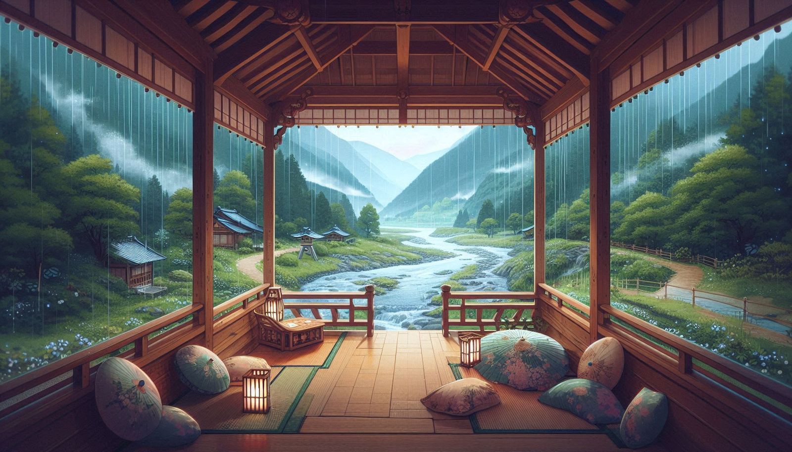 Lo-fi Japanese Gazebo