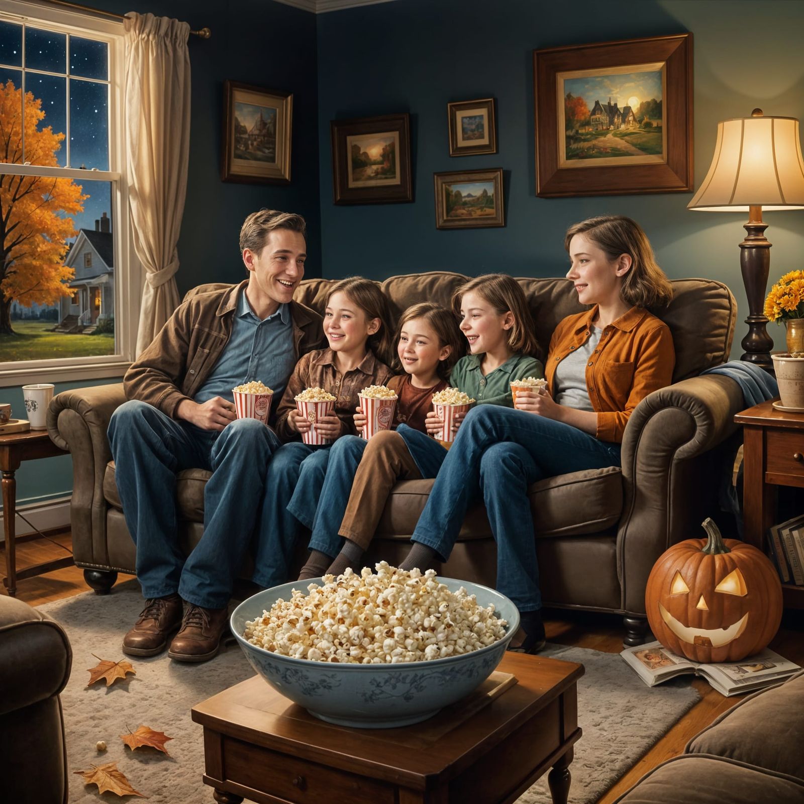 Movie Night with the family - daily challenge