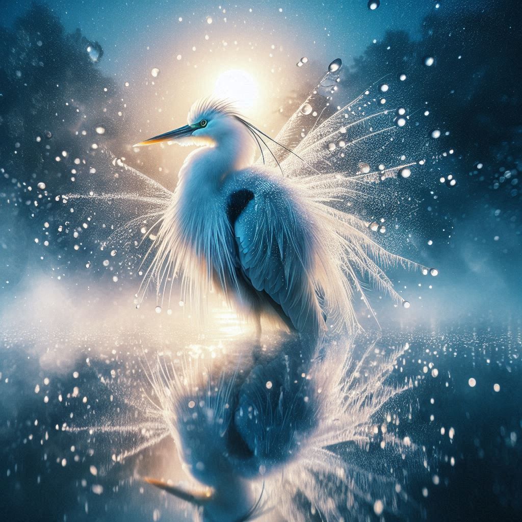 The Snow Heron