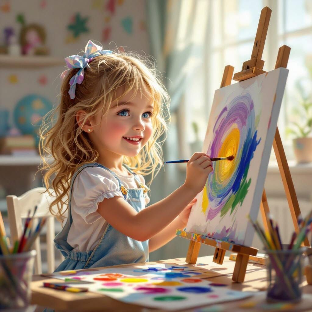 Рисуем красками