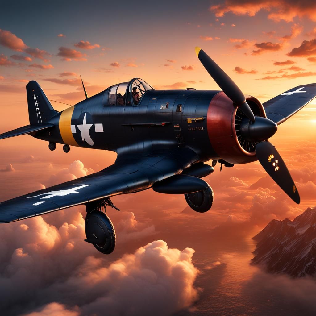 Epic F4U Corsair Flight

