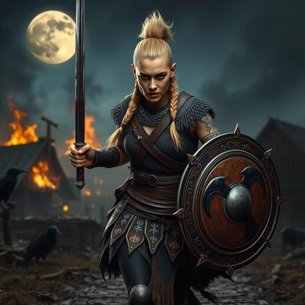 Warrior of the Morrigan. 