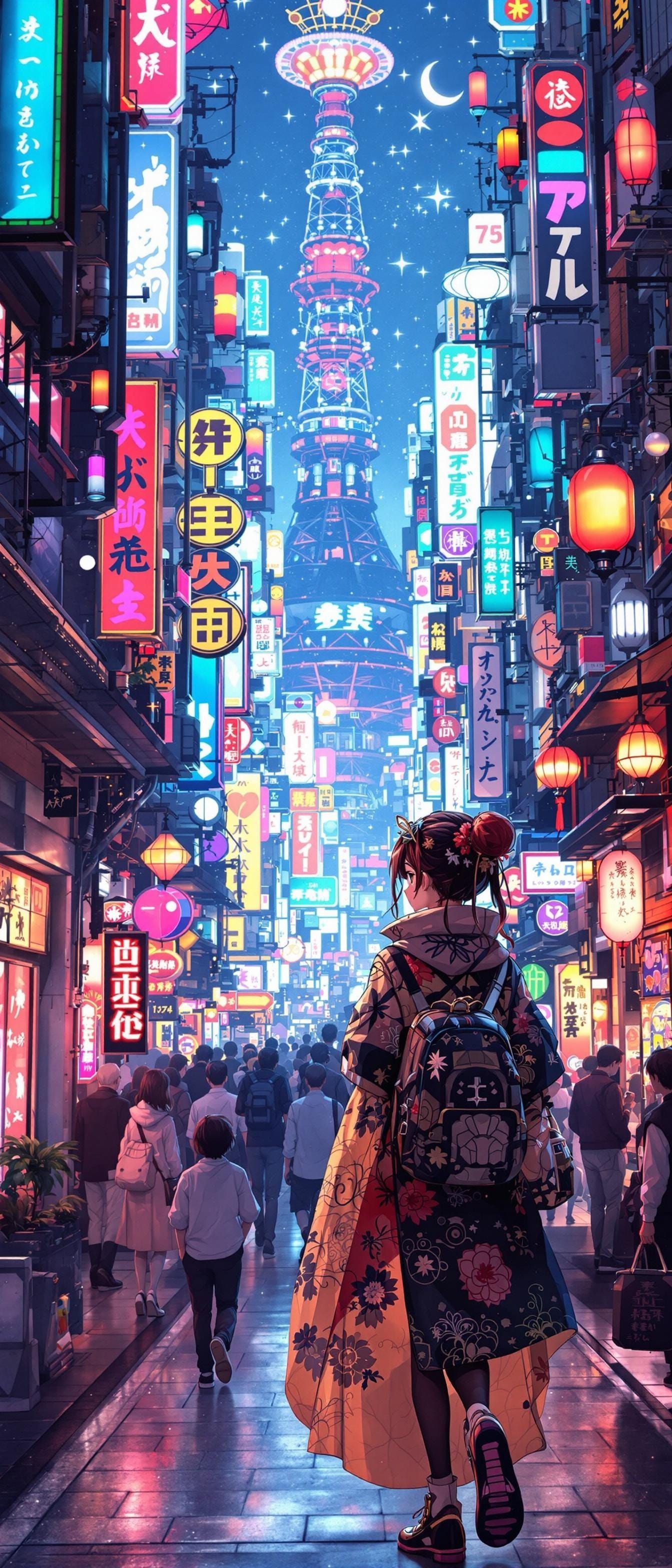 Anime character tokyo  by @Clockwork