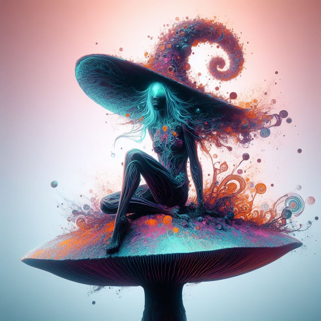 Mushroom Spoons Witch