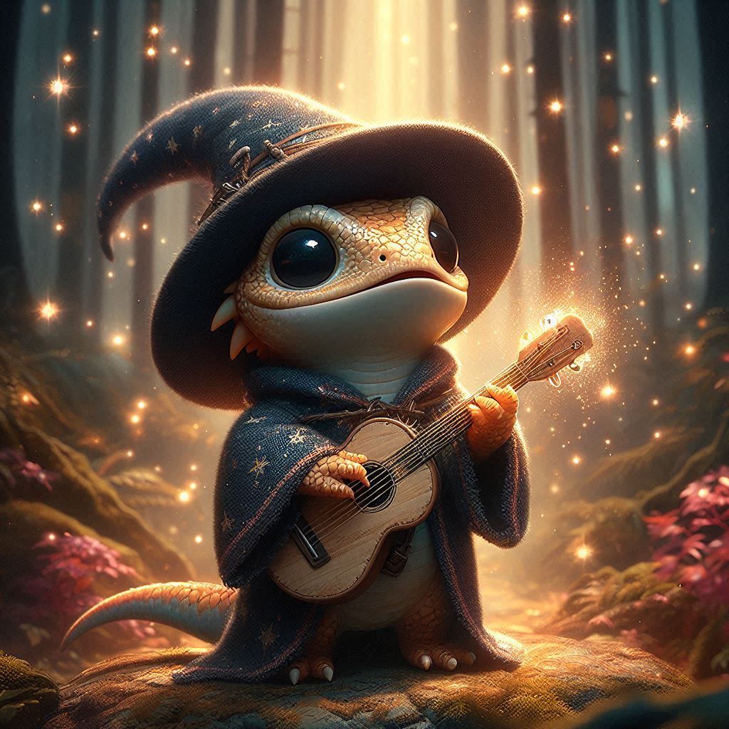 Lizard Wizard of the Strings