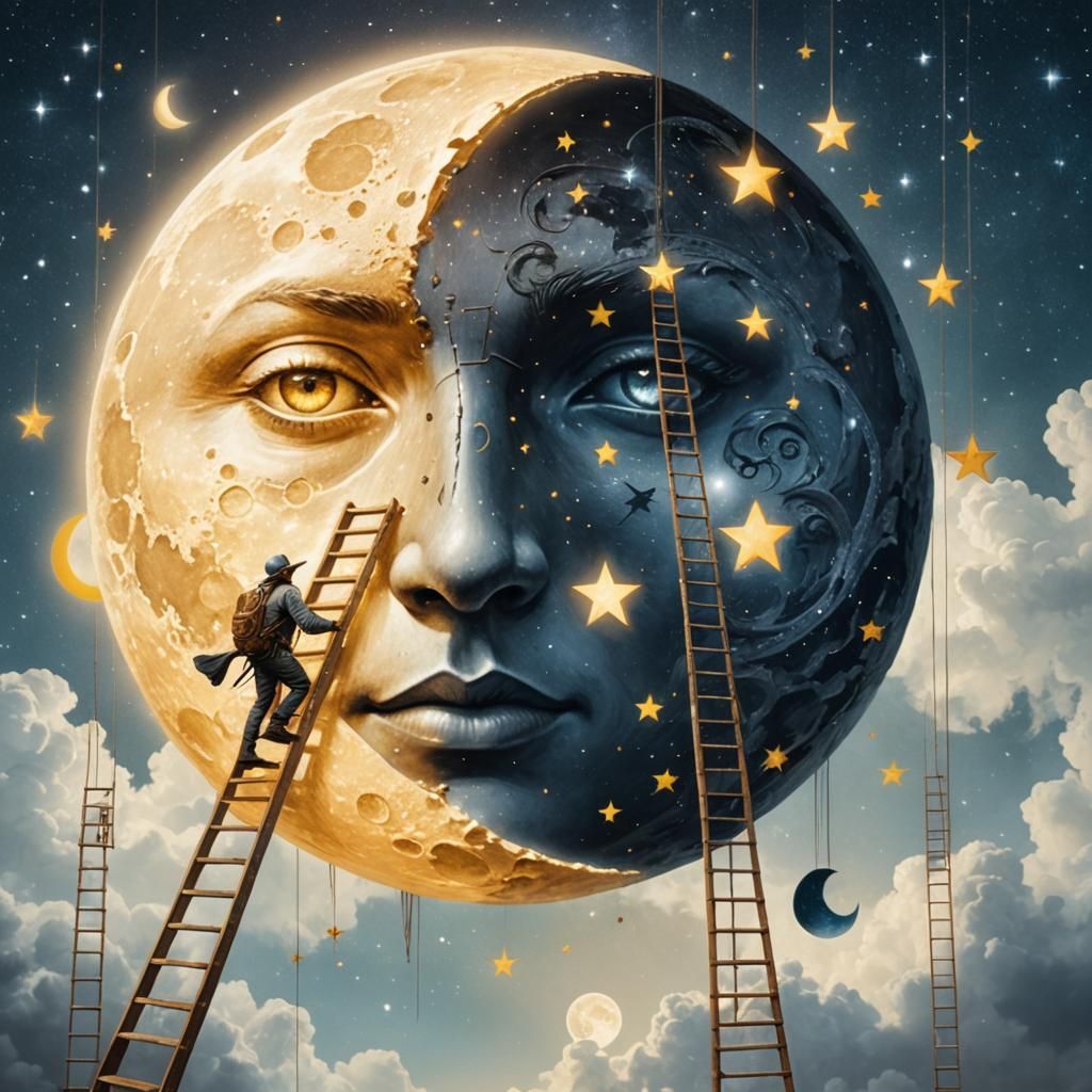 The Moon Repair Guy  by @SMARTDOG