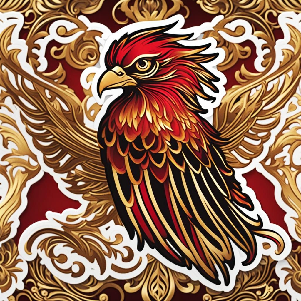 Red and Gold Phoenix