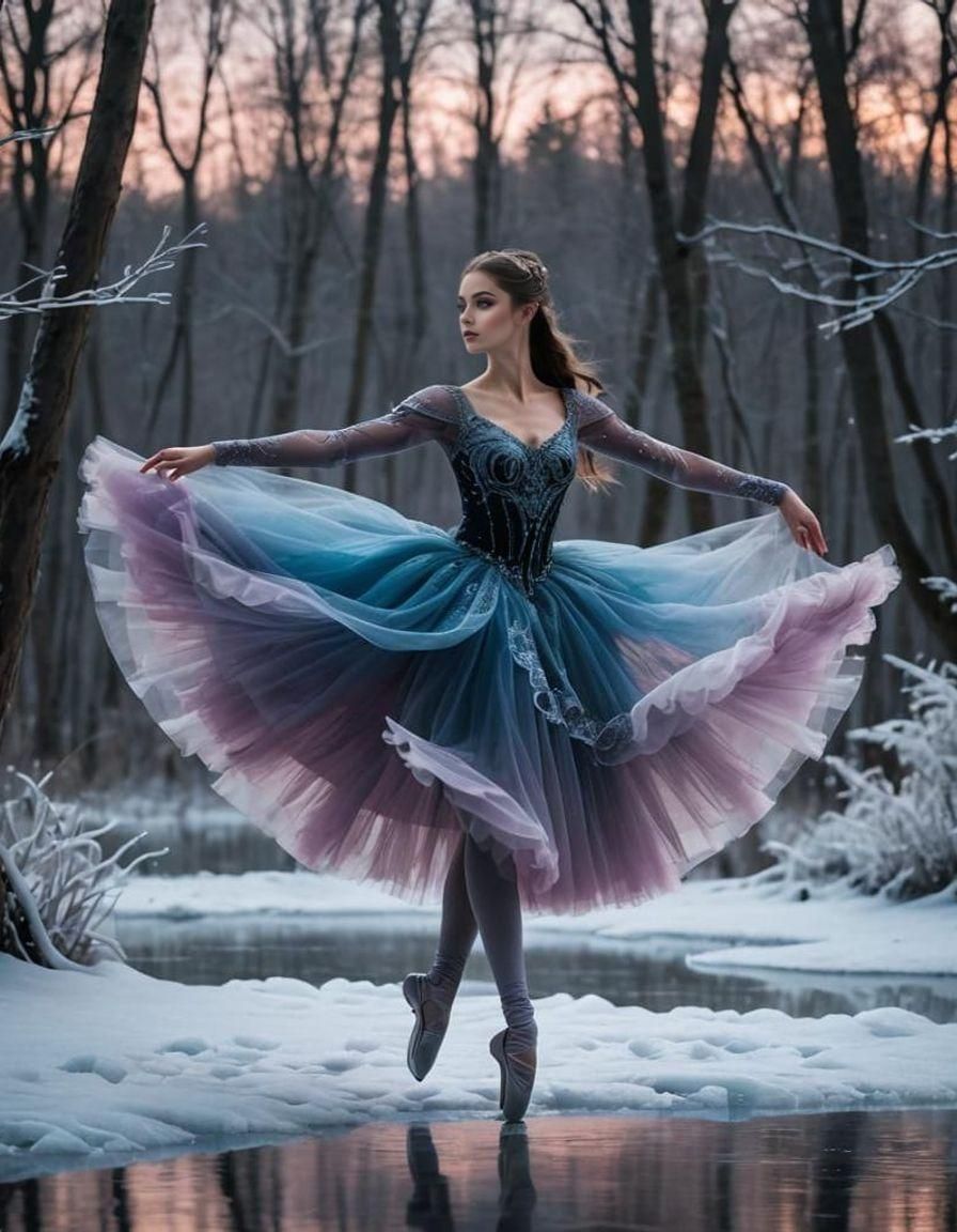 Winter ballerina princess.  by @Skyward