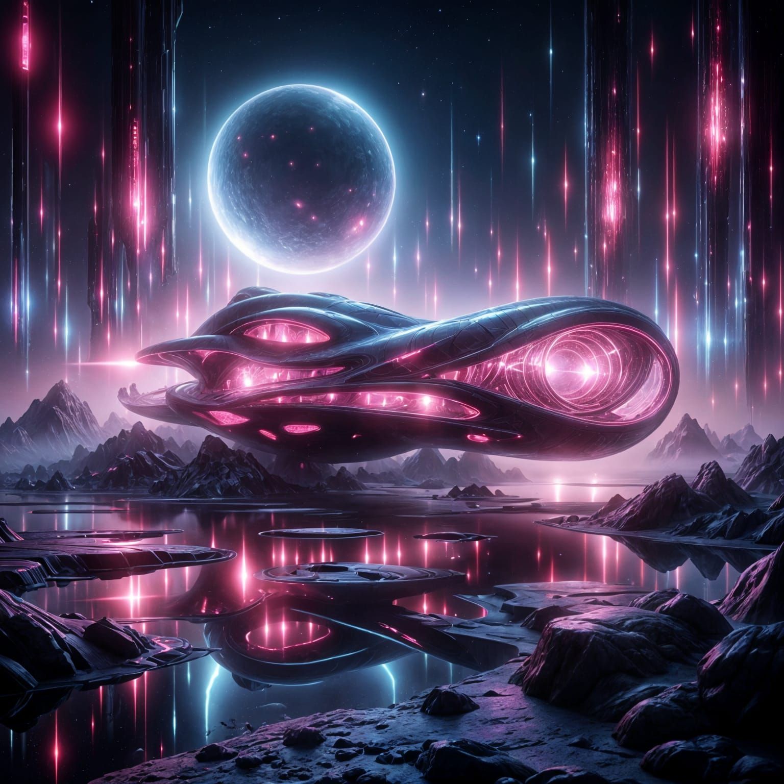 A alien ship   by @EHACKMANN 