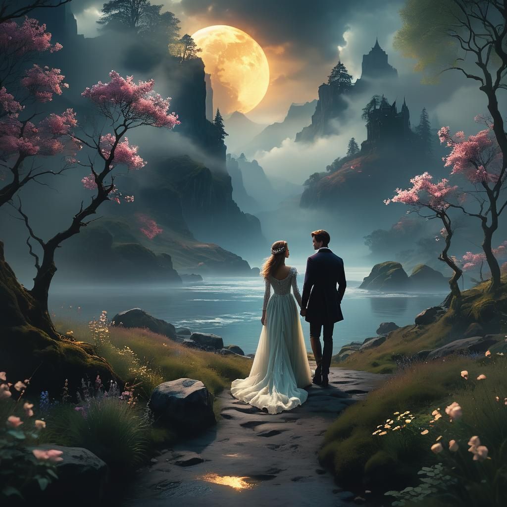 Ethereal Romanticism in Elegant, Refined Style