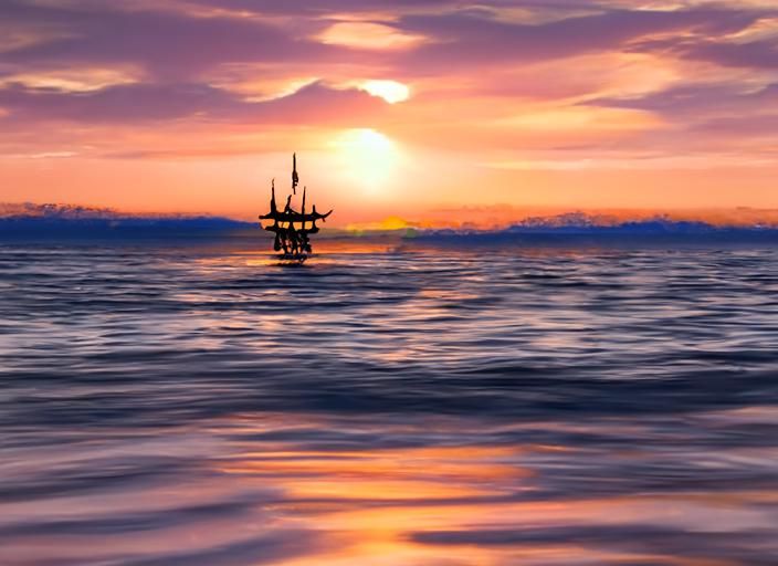 Reflection of the sea