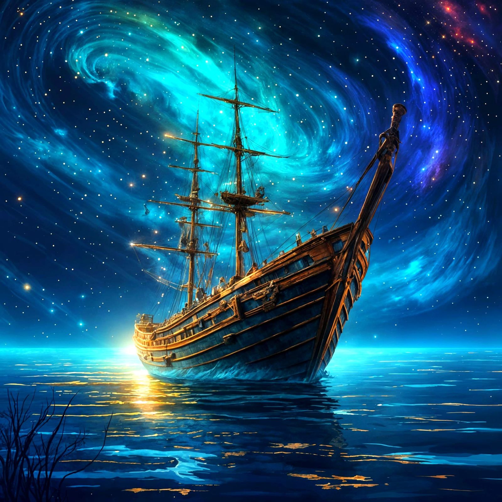 Celestial Boat   by @Kotori