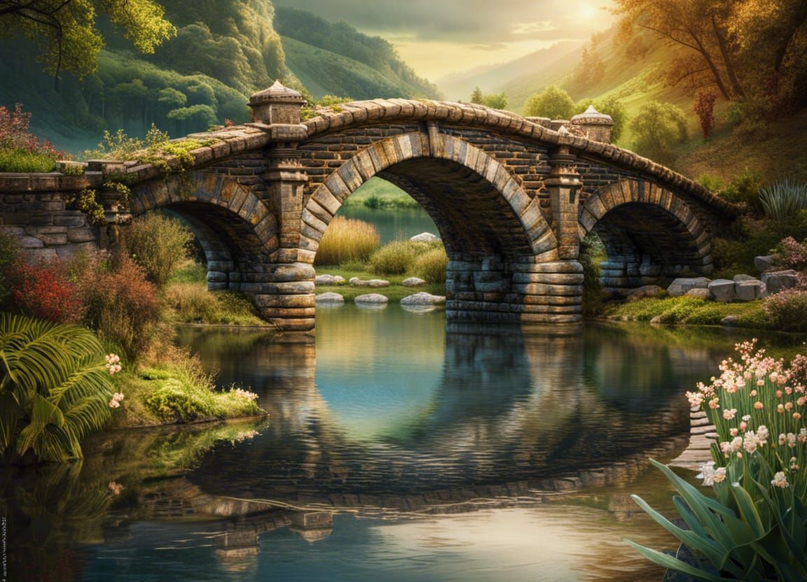 ancient stone bridge  by @RF
