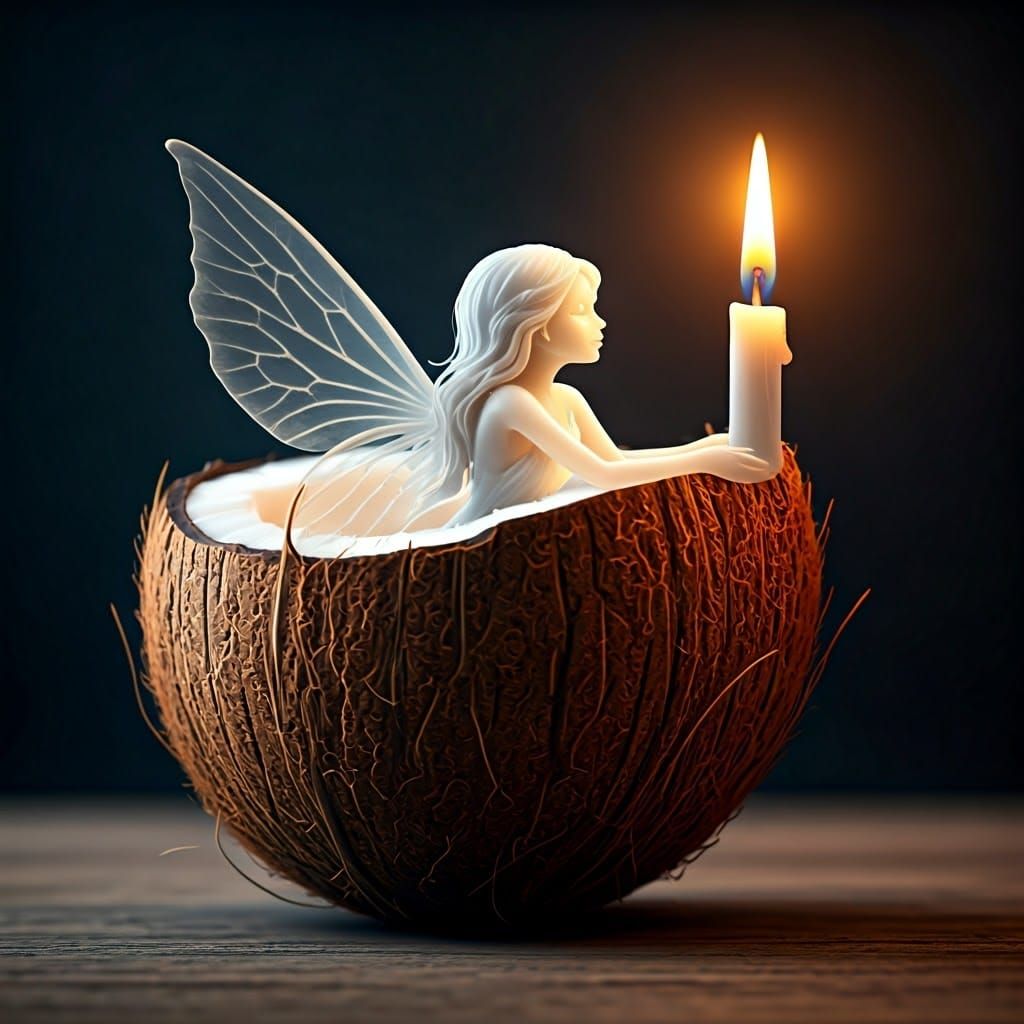 Fairy in the Shell  by @Chanaka Aruna Munasinghe