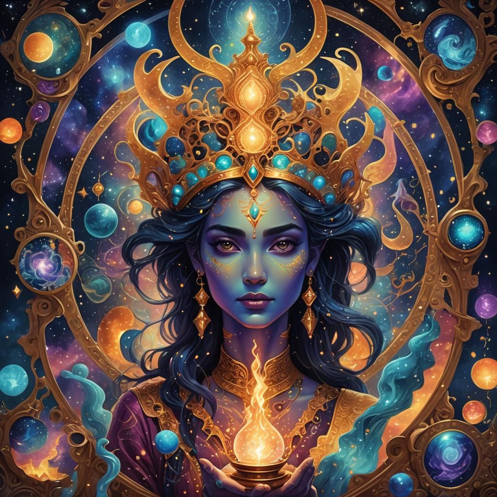 inside a genie's lamp   by @Natalia Thorstenson