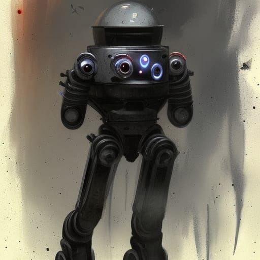 Robot #1 - AI Generated Artwork - NightCafe Creator