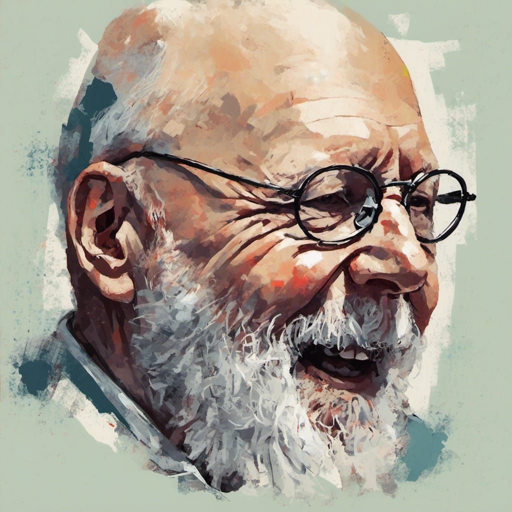 Portrait of old man