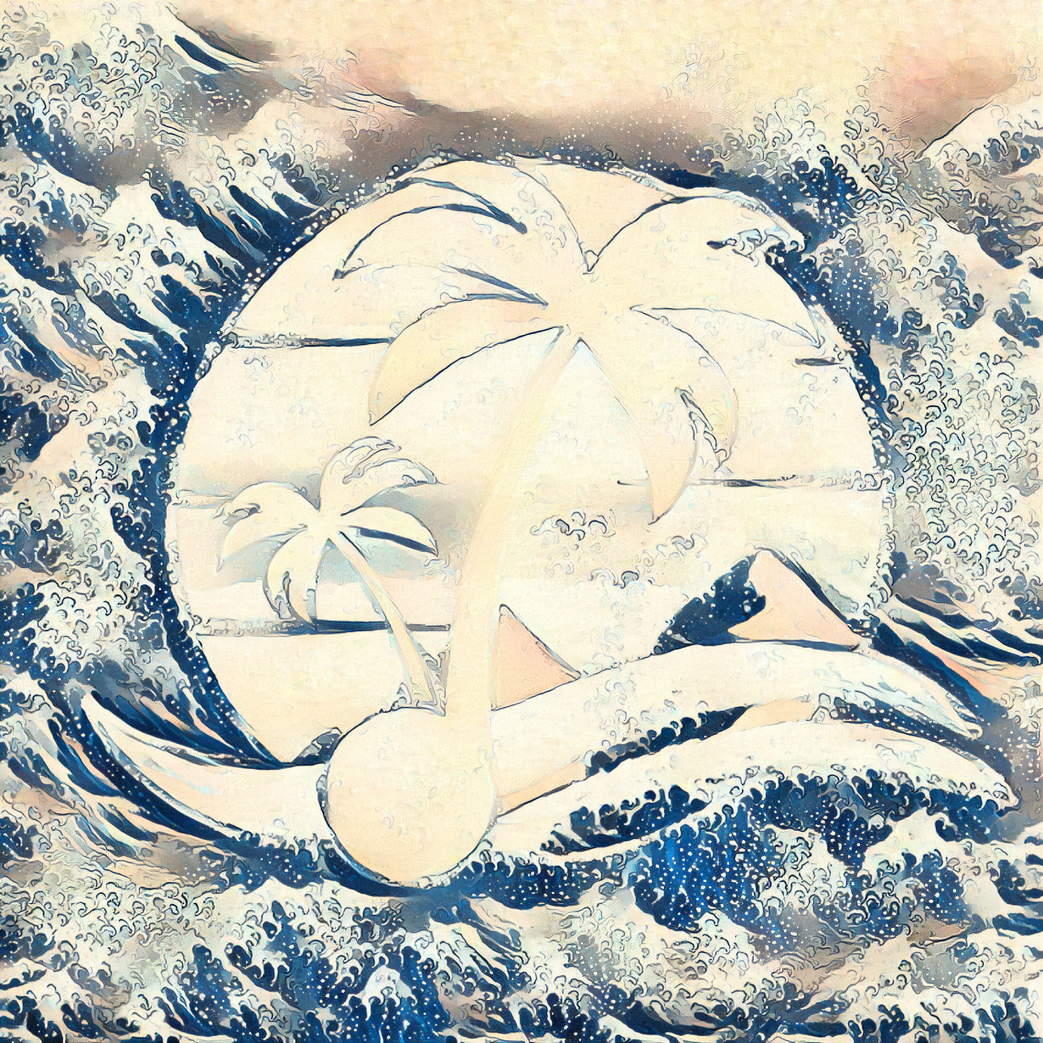 Island Pitch Logo - Blue Wave