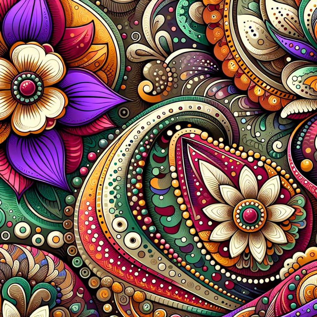 Paisley Petal Design