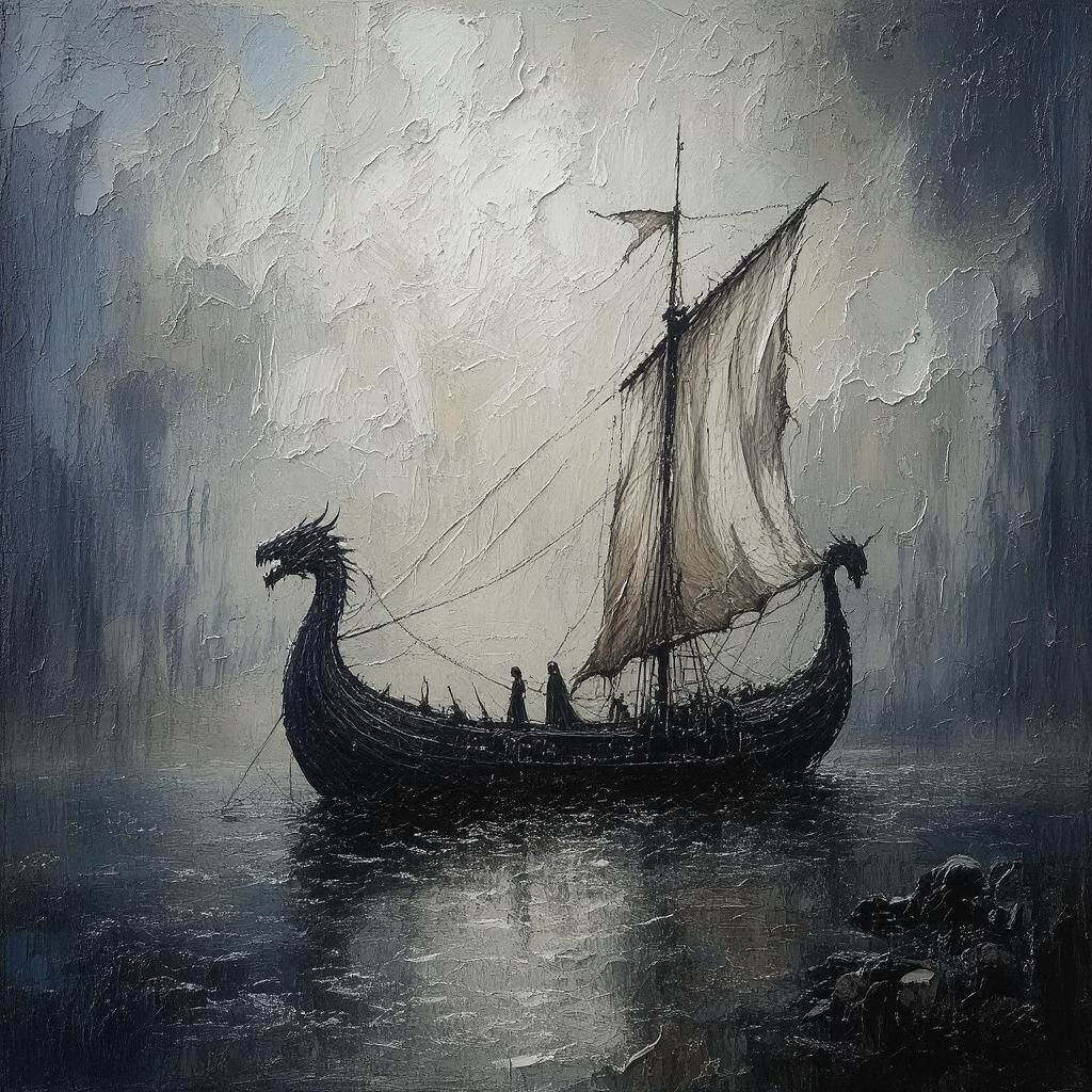 The mysterious dragon ship