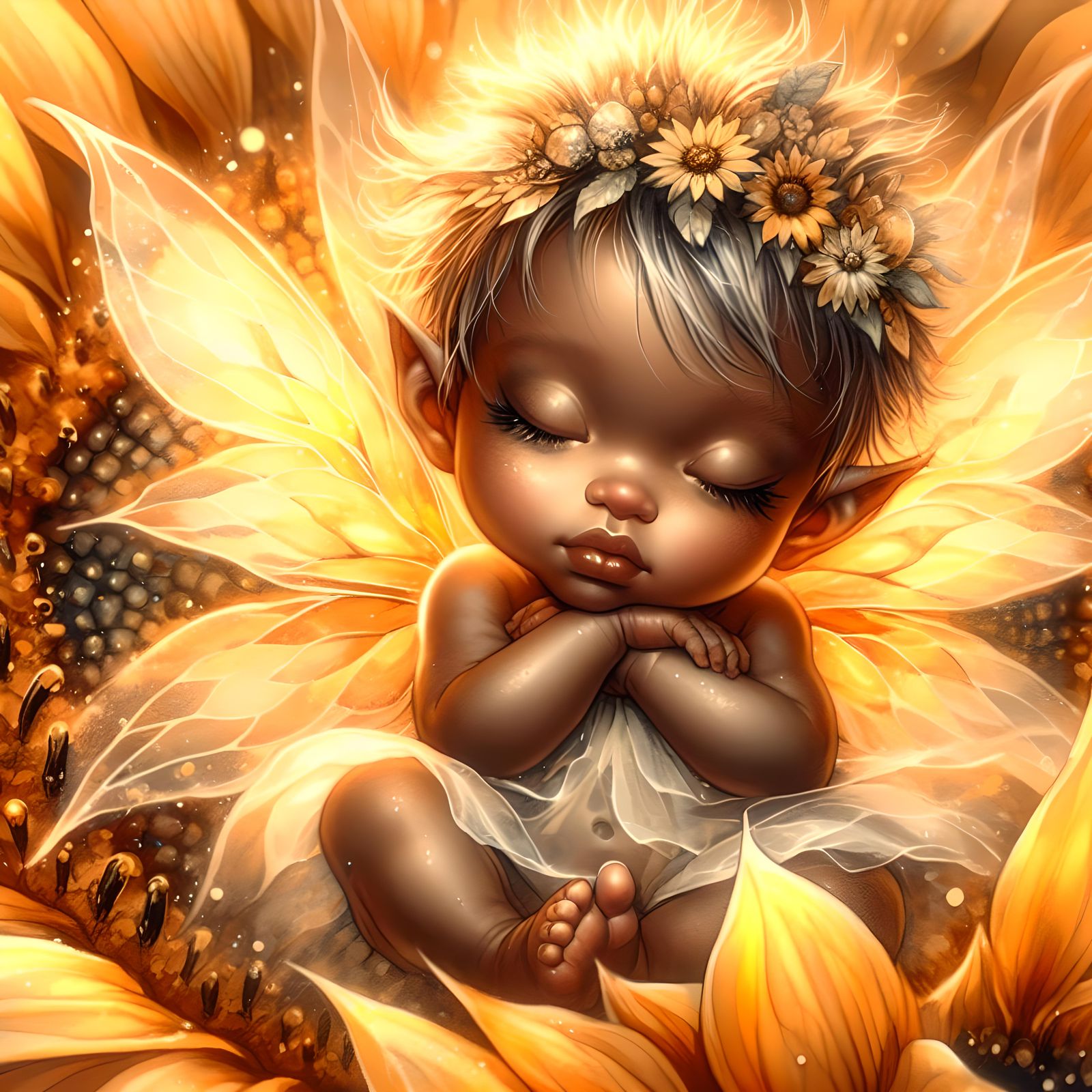 Baby Sunflower fairy